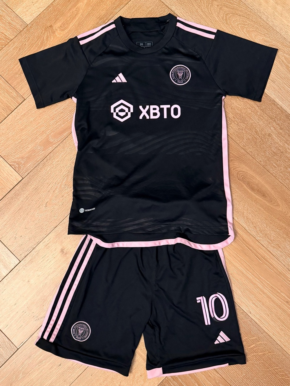Official Adidas Kids' #10 Messi Inter Miami Kit